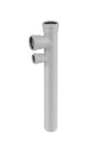 Derivación doble para ducha PP Ostendorf/Crearplast-Skolan Safe, DN/OD 90-90-58 mm